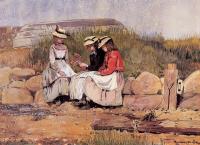 Homer, Winslow - Girls with Lobster